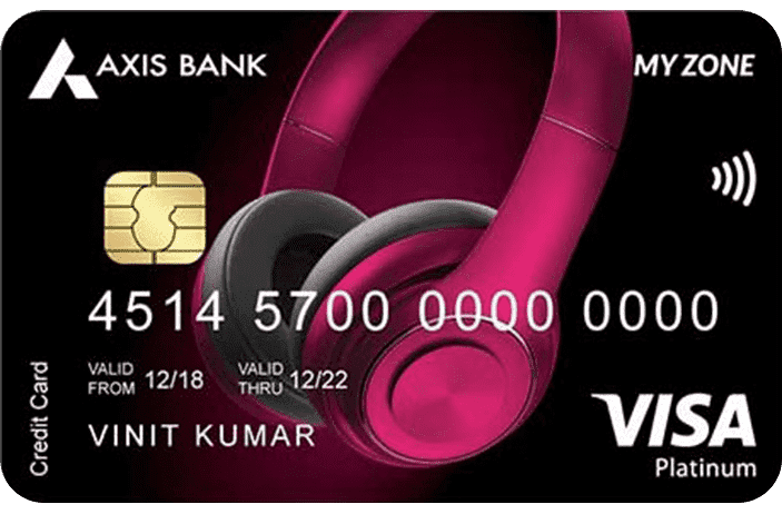 Axis Bank MY Zone Visa Credit Card