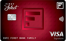 IDFC bank First Select Credit Card