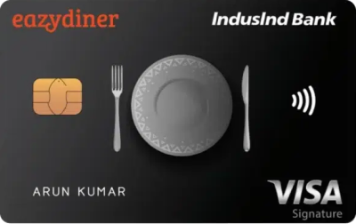 EazyDiner IndusInd Bank Credit Card