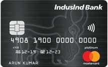 IndusInd Bank Credit Cards- Apply online at Indialends.com